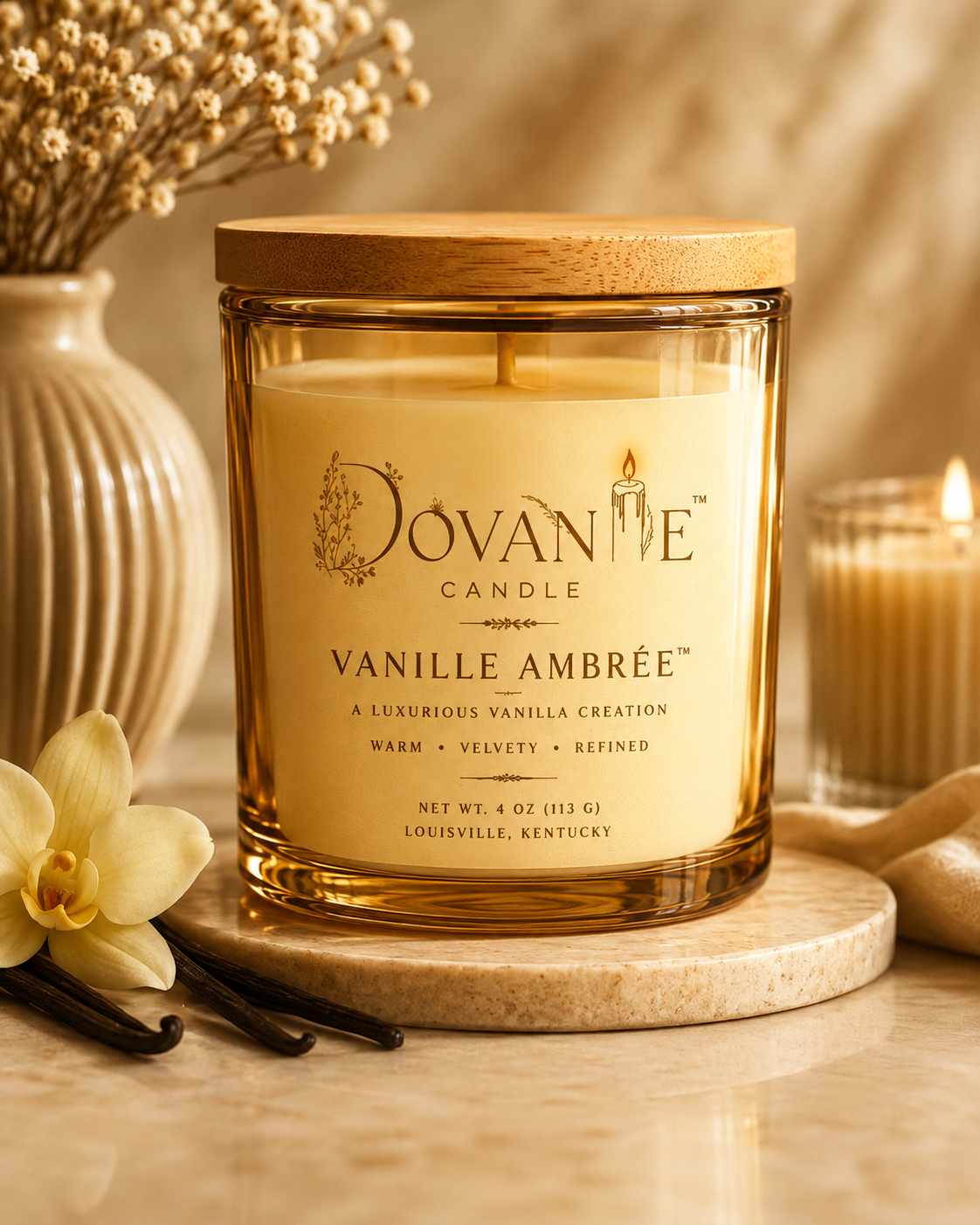 Vanilla Ambrée™ | 4 oz Luxury Candle